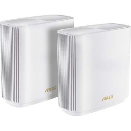 Бесшовный Mesh роутер Asus ZenWiFi XT9 (W-2-PK) AX7800 2.5GE/USB3.0 белый (упак.:2шт)