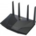 Роутер беспроводной Asus RT-AX5400 AX5400 10/100/1000BASE-TX/4G ready черный