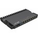 Маршрутизатор MikroTik RB5009UPr+S+IN 10/100/1000 компл.:устройство/крепления/адаптер черный