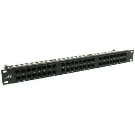 Патч-панель QTech QPP-48RM-C5EUTP-8P8C-IDC-1U 19" 1U 48xRJ45 cat.5e DUAL IDC