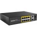 Коммутатор Netis P110GH (L2) 8x100Мбит/с 2x1Гбит/с 1SFP 8PoE 8PoE+ 120W неуправляемый