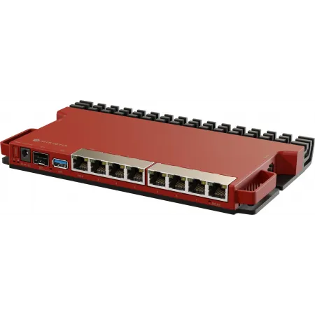 Коммутатор MikroTik L009UiGS-RM (L2) 8x1Гбит/с 1SFP 1PoE управляемый
