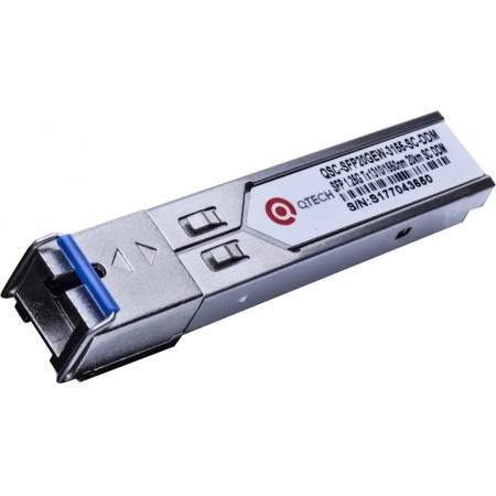 Модуль оптический QTech QSC-SFP20GEW-3155-SC-DDM