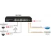 Коммутатор Osnovo SW-71802/L 2xКомбо(1000BASE-T/SFP) управляемый