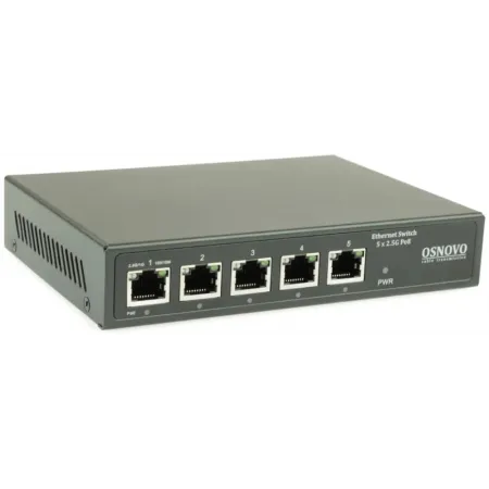 Коммутатор Osnovo SW-5D-1(60W) 5PoE 60W неуправляемый