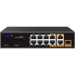 Коммутатор Trassir TR-NS13111S-120-8PoE (L2) 6x100Мбит/с 4x1Гбит/с 1SFP 8PoE 120W неуправляемый