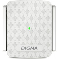 Повторитель беспроводного сигнала Digma D-WR400 AC1200 10/100BASE-TX/Wi-Fi белый