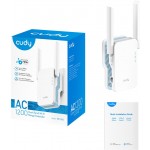 Повторитель беспроводного сигнала Cudy RE1200 AC1200 10/100BASE-TX/Wi-Fi белый