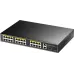 Коммутатор Cudy FS1026PS1 (L2) 24x100Мбит/с 2x1Гбит/с 1SFP 24PoE 24PoE+ 300W неуправляемый