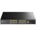 Коммутатор Cudy FS1018PS1 (L2) 16x100Мбит/с 2x1Гбит/с 1SFP 16PoE+ 200W неуправляемый