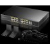 Коммутатор Cudy FS1018PS1 (L2) 16x100Мбит/с 2x1Гбит/с 1SFP 16PoE+ 200W неуправляемый