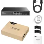 Коммутатор Cudy GS2008S2 (L2) 8x1Гбит/с 2SFP управляемый