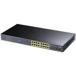 Коммутатор Cudy GS1020PS2 (L2) 16x1Гбит/с 2SFP 16PoE+ 200W неуправляемый