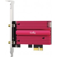 Сетевой адаптер Wi-Fi + Bluetooth Cudy WE4000 АХ5400 PCI Express (ант.внеш.съем) 1ант.