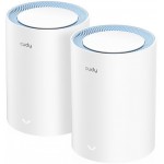 Бесшовный Mesh роутер Cudy M1200(2-Pack) AC1200 10/100BASE-TX белый (упак.:2шт)