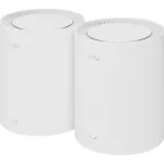 Бесшовный Mesh роутер Cudy M1800(2-Pack) AX1800 10/100/1000BASE-TX белый (упак.:2шт)
