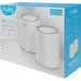 Бесшовный Mesh роутер Cudy M1800(2-Pack) AX1800 10/100/1000BASE-TX белый (упак.:2шт)