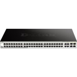 Коммутатор D-Link DGS-1210-52/FL2A (L2) 52x1Гбит/с 4xКомбо(1000BASE-T/SFP) управляемый