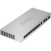 Коммутатор Zyxel XGS1010-12-ZZ0102F (L2) 8x1Гбит/с 2x2.5Гбит/с 2SFP+ неуправляемый