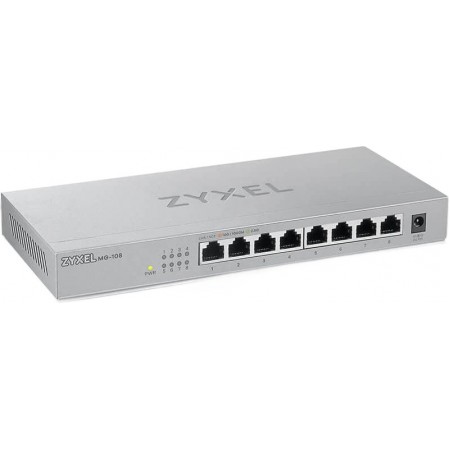 Коммутатор Zyxel XMG-108-ZZ0101F (L2) 8x2.5Гбит/с 1SFP+ неуправляемый