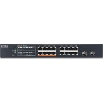 Коммутатор Zyxel XMG1915-18EP-EU0101F (L2+) 16x2.5Гбит/с 2SFP+ 8PoE++ 180W управляемый