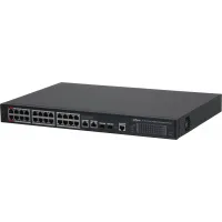 Коммутатор Dahua DH-S4228-24GT-240 (L2) 28x1Гбит/с 2SFP 24PoE 240W управляемый