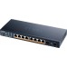 Коммутатор Zyxel XMG1915-10EP-EU0101F (L2+) 8x2.5Гбит/с 2SFP+ 8PoE++ 130W управляемый
