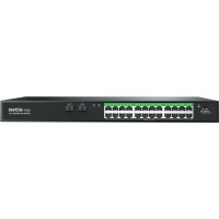 Коммутатор Netis P124GC (L2) 24x1Гбит/с 2SFP 24PoE+ 360W неуправляемый
