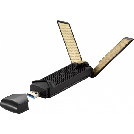 Сетевой адаптер Wi-Fi Asus USB-AX56 AX1800 USB 3.2 (ант.внеш.несъем.) 2ант.