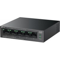 Коммутатор TP-Link LS105LP (L2) 5x100Мбит/с 4PoE 41W неуправляемый