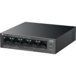 Коммутатор TP-Link LS105GP (L2) 5x1Гбит/с 4PoE 65W неуправляемый