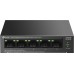 Коммутатор TP-Link LS105GP (L2) 5x1Гбит/с 4PoE 65W неуправляемый