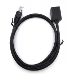 Патч-корд Buro BU-C5EXTND-1M-B UTP cat.5E solid 1м черный RJ-45 (m)-RJ-45 (f)