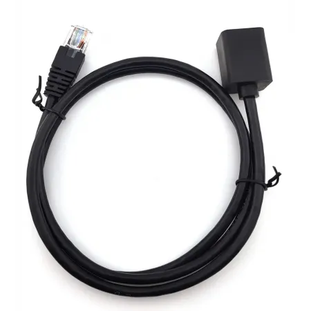 Патч-корд Buro BU-C5EXTND-1M-B UTP cat.5E solid 1м черный RJ-45 (m)-RJ-45 (f)