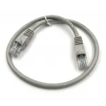 Патч-корд Buro UTP-5E-0,5M-G-LSZH UTP cat.5E 0.5м серый RJ-45 (m)-RJ-45 (m)
