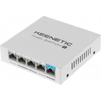 Коммутатор Keenetic KN-4610 (L2) 5x1Гбит/с 4PoE+ 60W неуправляемый