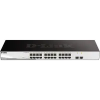 Коммутатор D-Link DGS-1210-26/FL2A (L2) 24x1Гбит/с 2SFP управляемый