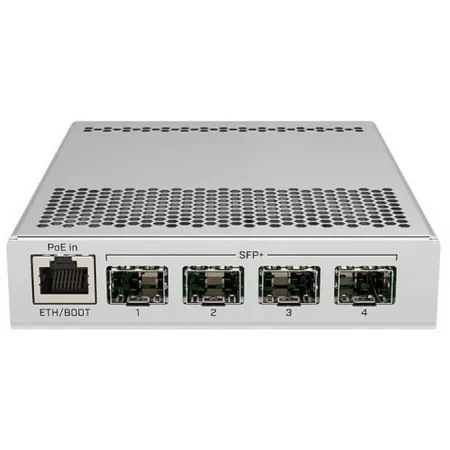 Коммутатор MikroTik CRS305-1G-4S+IN (L3) 1x1Гбит/с 4xКомбо(10GBase-T/SFP+) 4SFP+ управляемый