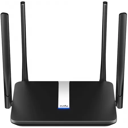 Роутер беспроводной Cudy LT500 AC1200 10/100BASE-TX/4G cat.4 черный