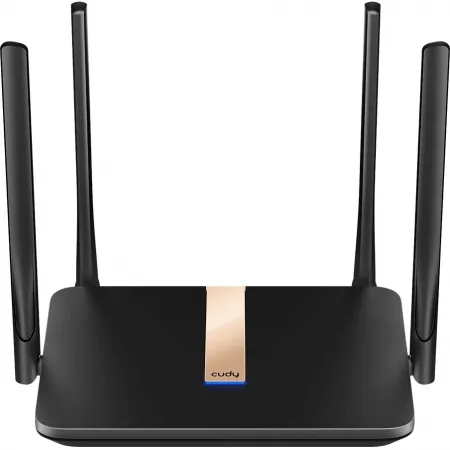 Роутер беспроводной Cudy LT500D AC1200 10/100BASE-TX/4G cat. 4 черный