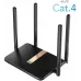 Роутер беспроводной Cudy LT500D AC1200 10/100BASE-TX/4G cat. 4 черный