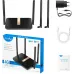 Роутер беспроводной Cudy LT500D AC1200 10/100BASE-TX/4G cat. 4 черный