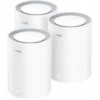 Бесшовный Mesh роутер Cudy M3000(3-PACK) AX3000 100/1000/2500BASE-T белый (упак.:3шт)