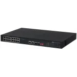 Коммутатор Dahua DH-S3218-16ET-135 (L2) 16x100Мбит/с 2x1Гбит/с 2SFP 135W управляемый