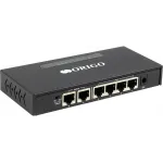 Коммутатор Origo OS1206P/60W OS1206P/60W/A1A (L2) 6x100Мбит/с 4PoE 4PoE+ 100W неуправляемый