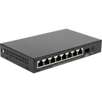 Коммутатор Origo OS1209P/80W OS1209P/80W/A1A (L2) 8x100Мбит/с 1SFP 8PoE 80W неуправляемый