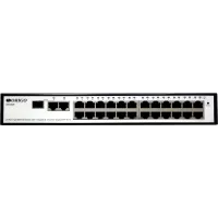 Коммутатор Origo OS1326 OS1326/A1A (L2) 24x100Мбит/с 1x1Гбит/с 1xКомбо(1000BASE-T/SFP) 1SFP настраиваемый