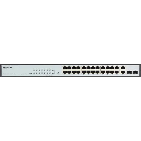 Коммутатор Origo OS1326P/280W OS1326P/280W/A1A (L2) 24x100Мбит/с 2SFP 24PoE+ 280W настраиваемый