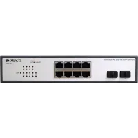 Коммутатор Origo OS2210FP/120W OS2210FP/120W/A1A (L2) 8x1Гбит/с 2SFP 8PoE+ 120W неуправляемый