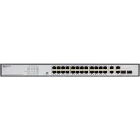 Коммутатор Origo OS2228P/370W OS2228P/370W/A1A (L2) 28x1Гбит/с 2xКомбо(1000BASE-T/SFP) 2SFP 24PoE+ 370W неуправляемый